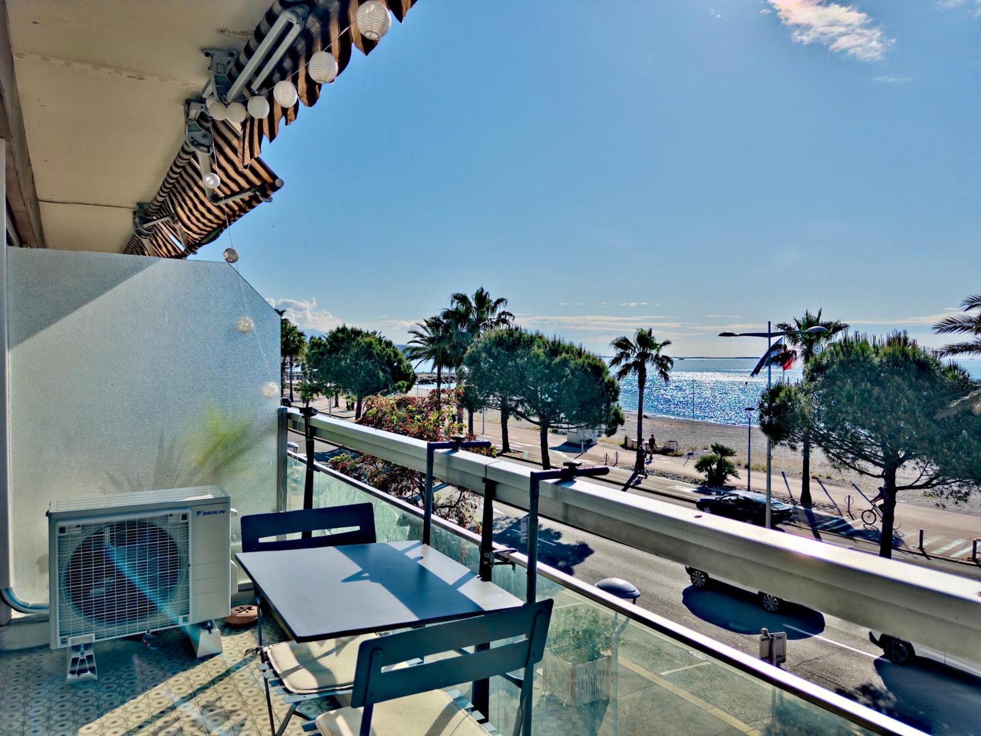Panoramic Sea View Studio 24H Checkin カーニュ・シュル・メール エクステリア 写真
